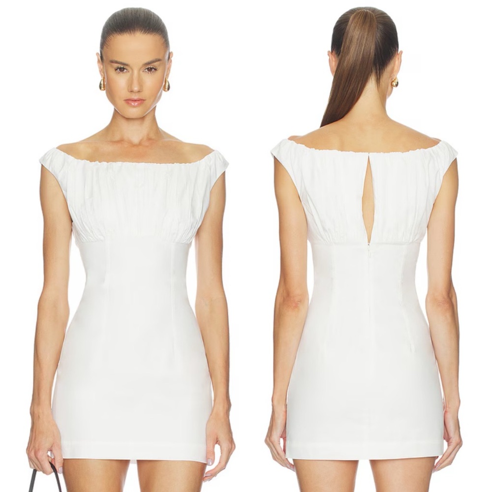 Brand New- Camila Coelho Dalia Mini Dress in Ivory 🕊️✨